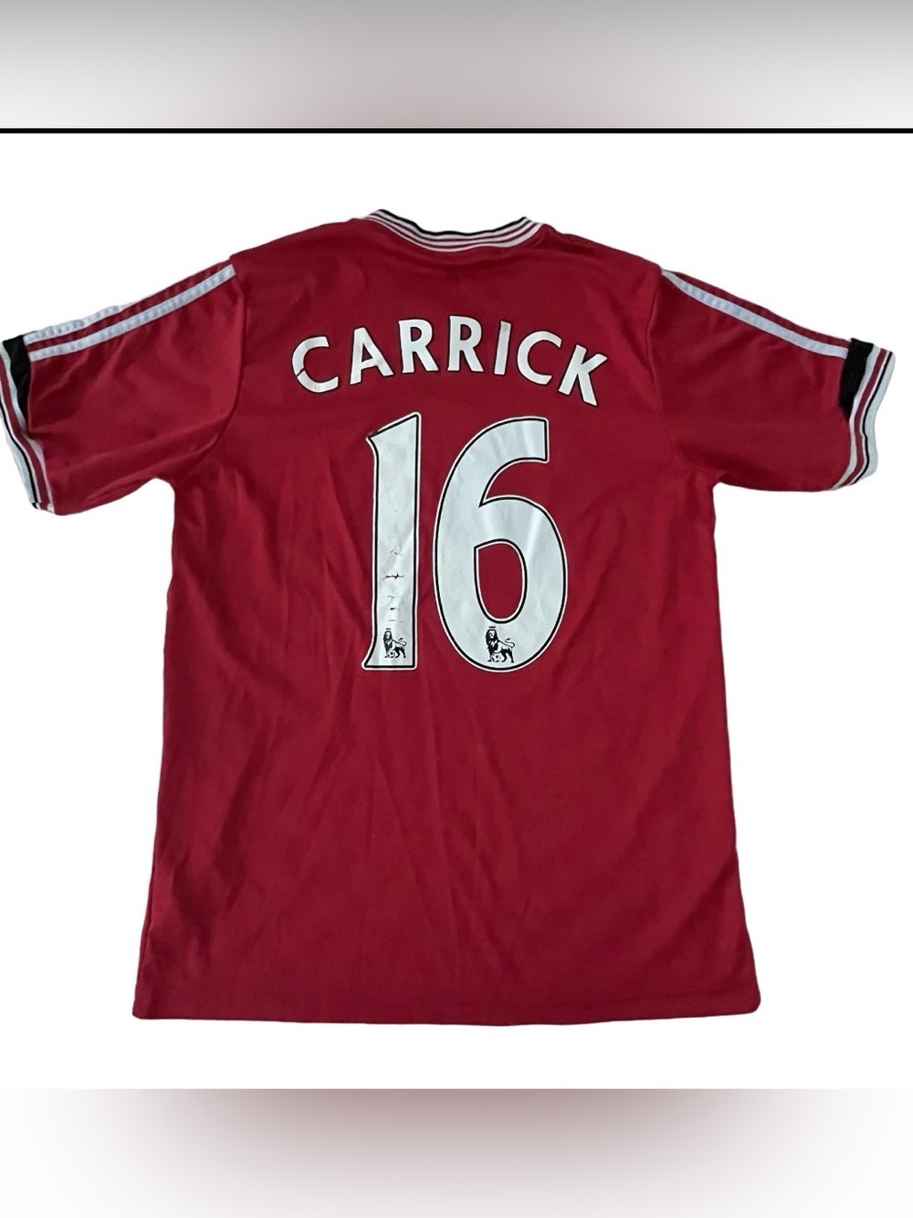 adidas Manchester United Carrick #16 Soccer Jersey & Shorts Set Men’s Size L - Picture 4 of 16
